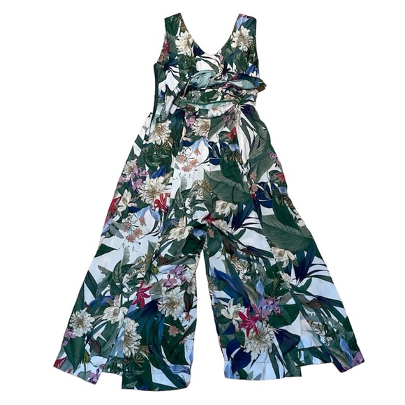 Women’s Chepè Italy Multicolor Floral Jumpsuit Romper Size Medium - Picture 2 of 6